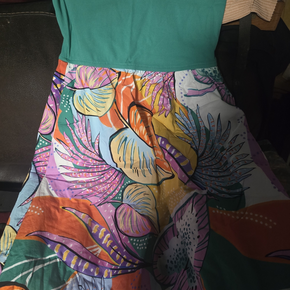 Colorful Floral Maxi Dress